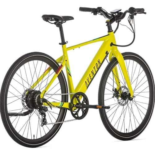 Электровелосипед 28 Aventon Soltera 7s 350 рама - L 2023 Citrine: Особенности С большими колесами, С рулем, С сиденьем