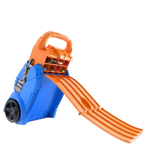 Портативный трек-контейнер Hot Wheels с 4 равносторонними дорожками (HWCC14)