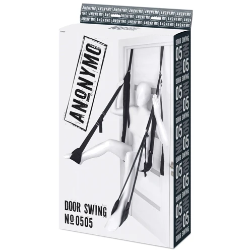 Секс-качели на дверь Sex swing on the door Anonymo, nylon, black