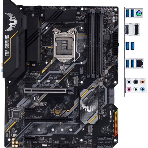 ASUS TUF GAMING B460-PLUS: Разъемы на плате SATA 3.0, M.2