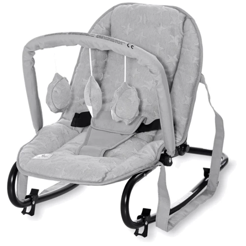 Шезлонг Lorelli ROCK STAR LUXE (cool grey stars)