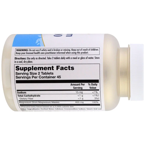 KAL Magnesium Malate 400 90 Tablets (CAL-81309)