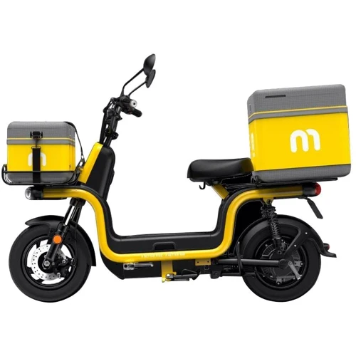Электроскутер AIMA XM-U1S (yellow)+передний/задний бокс+крепление