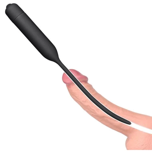 Уретральная вибровставка LOVETOY Silicone Vibrating Urethral Dilator