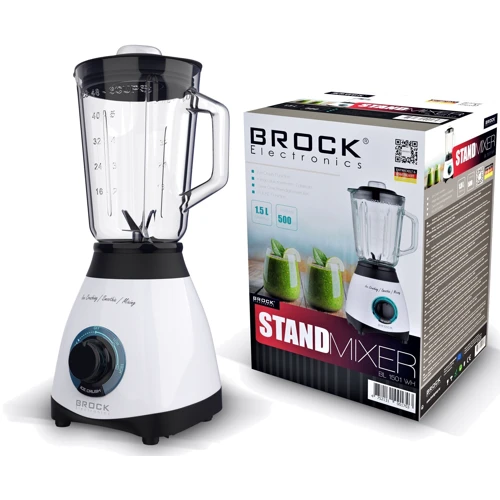 Блендер Brock BL 1501 WH: Мощность, Вт 500