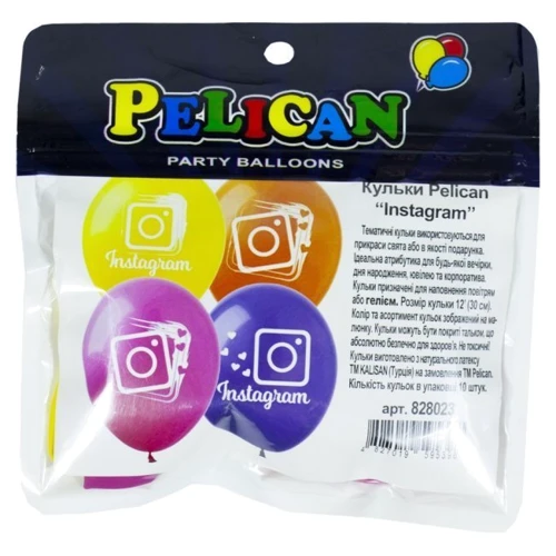 Воздушный шар Набор шариков Pelican 10 шт. 30 см Instagram (828023) фото 1