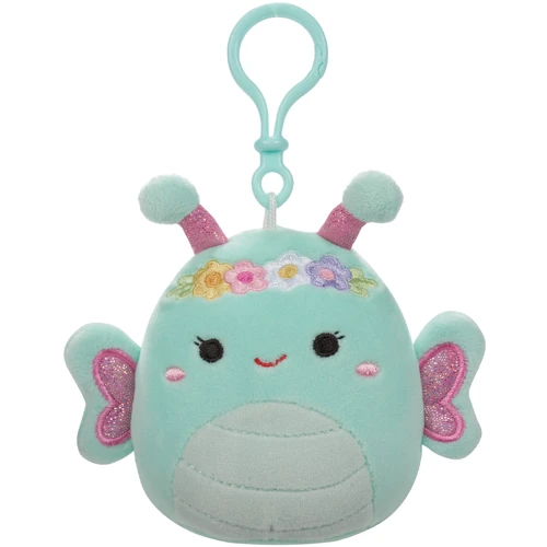 Мягкая игрушка на клипсе Squishmallows Бабочка Рейна 9 см (SQCP00181)