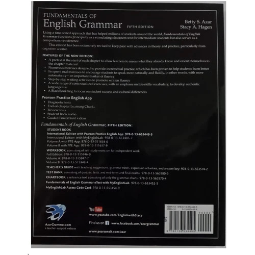 Azar English Grammar 5th Ed: Fundamentals Student Book +app: Производитель Pearson Education