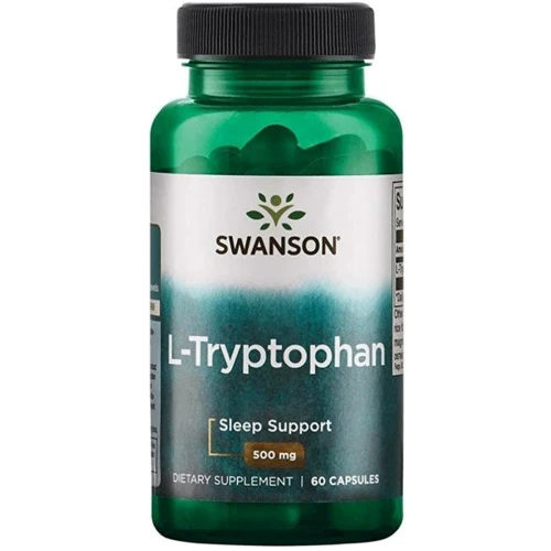 Swanson L-Tryptophan 500 mg Триптофан 60 капсул