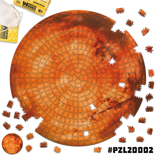 Деревянный пазл Wortex Woods Марс 30х30 (PZL20002-30х30)