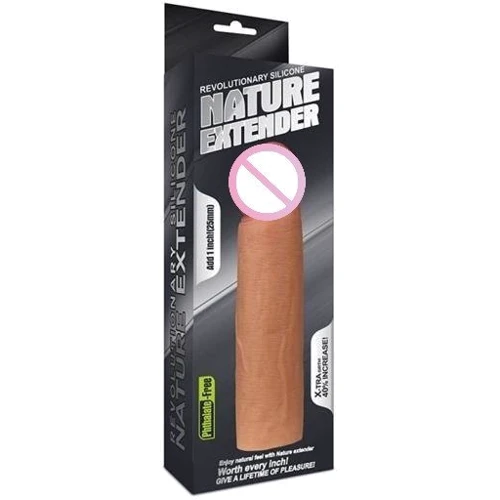 Насадка на член LoveToy Revolutionary Silicone Nature Extender 1"