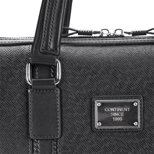 Сумка для ноутбука Continent 15.6 "Black (CM-142BK): Матеріал штучна шкіра