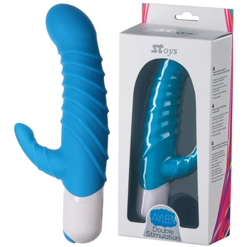 Вибратор StRubber SToys Ayleen Double Stimulation Вlue