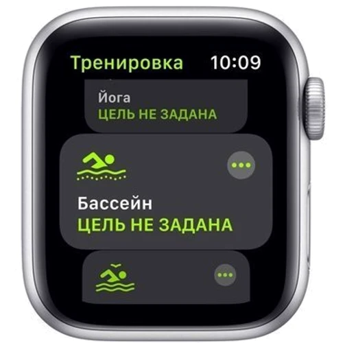 Apple Watch SE 40mm GPS Silver Aluminum Case with White Sport Band (MYDM2) Approved Витринный образец: Причина уценки Активированы, витринный образец, хорошее состояние, комплектация полная: коробка, зарядка, часы