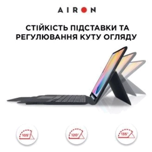 Аксессуар для планшетных ПК AirOn Premium Case Smart Keyboard Black for Samsung Galaxy Tab S6 Lite P610/P615/Tab S6 Lite 2022 P613/P619 (4822352781099) фото 5