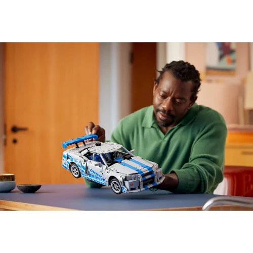 Конструктор LEGO Technic Подвійний форсаж Автомобіль Nissan Skyline GT-R (R34) (42210) фото 10