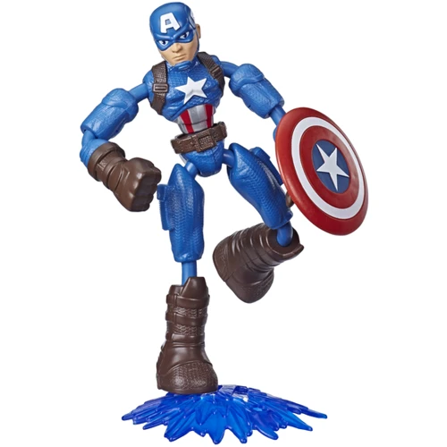 Фігурка Hasbro Месники Бенди 15 см E7869 Avengers Bend And Flex Captain America (E7377_E7869) фото 11