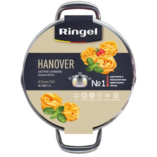 Кастрюля Ringel Hanover 24 см 5.8 л (RG-2005/1-24) фото 9