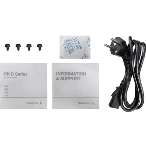 Блок питания DeepCool PK500D (R-PK500D-FA0B-EU): Коннекторы Питание материнской платы:	20+4 pin Питание процессора:	2 × 4+4 pin Питание видеокарт 6+2-pin (PCIe)