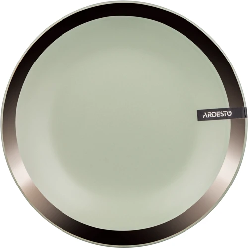 Тарілка десертна Ardesto Dessert Liguria Green bay 19 см (AR2919LGC)