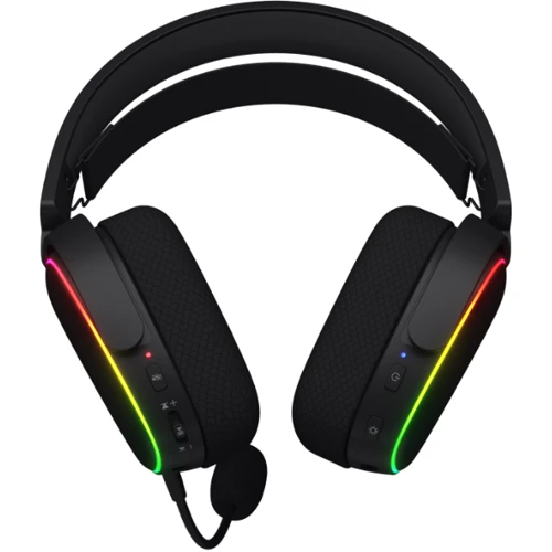 Наушники Hator Phoenix Wireless RGB Tri-mode Black (HTA-870): Тип крепления оголовные