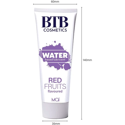 Смазка на водной основе MAI BTB FLAVORED RED FRUITS с ароматом красных фруктов (100 мл)