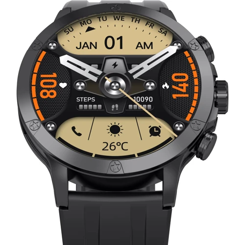 Смарт-часы iMiki Xplorer Pro Black Silicone strap: Дисплей 1.6" AMOLED (480x480)