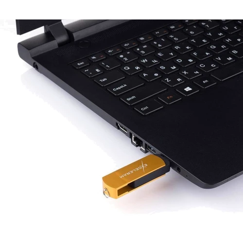 USB-флешка eXceleram 128GB P2 Series USB 3.1 Gen 1 Gold/Black (EXP2U3GOB128): Обсяг пам'яті 128 GB