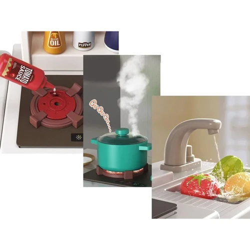 Игровой набор LimoToy детская кухня с водой 63 предмета (889-235) фото 3