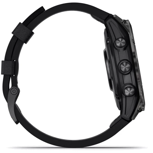 Смарт-часы Garmin Epix Pro (Gen 2) 47mm Sapphire Carbon Grey DLC Titanium with Black Leather Band (010-02803-30): Материал корпуса Армированный волокном полимер с титановой задней крышкой