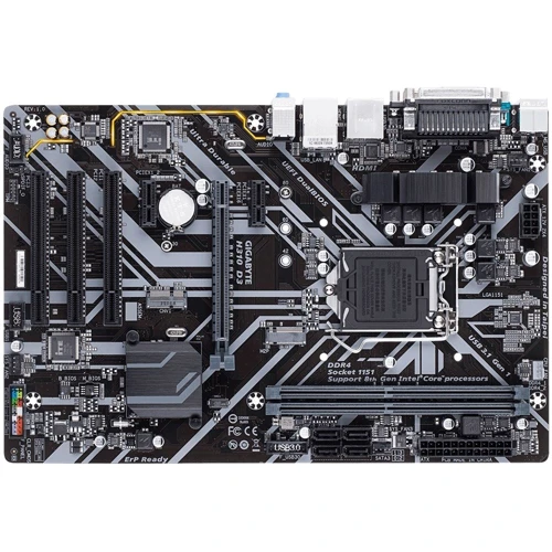Gigabyte H310 D3: Оперативная память 2xDDR4 2666, до 32 ГБ