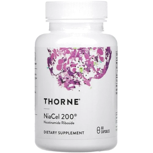 Thorne Research NiaCel 200 Никотинамид рибозид 60 капсул