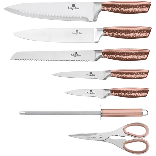 Набор кухонных ножей Berlinger Haus Metallic Line Rose Gold Edition 8 предметов (BH 2462): Наименование Набор кухонных ножей 8 пр.