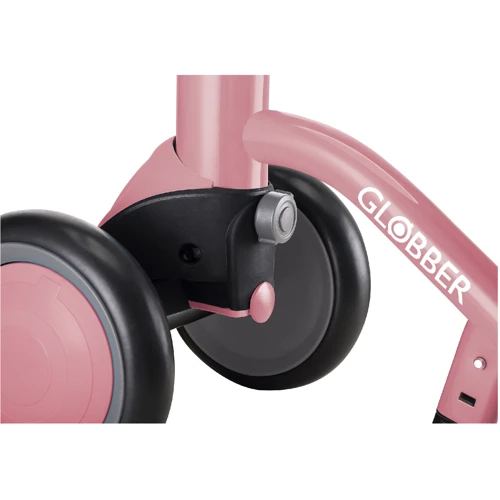 Беговел Globber Learning Bike 3в1 Deluxe Deep Pastel Pink (639-211): Колеса литые