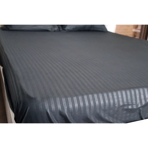 Простирадло LightHouse Mf Stripe Аnthracite страйп-мікрофібра 215х240см (2200000605191)