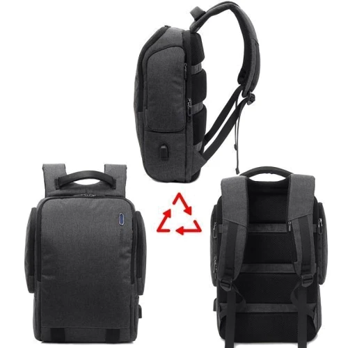 Kingslong Backpack Grey (KLB180802A008) for MacBook 15": Цвет серый (Space Gray)