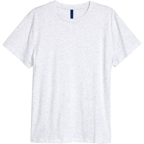 Футболка H&M 4647874 XS светло-серый: Вид Футболки