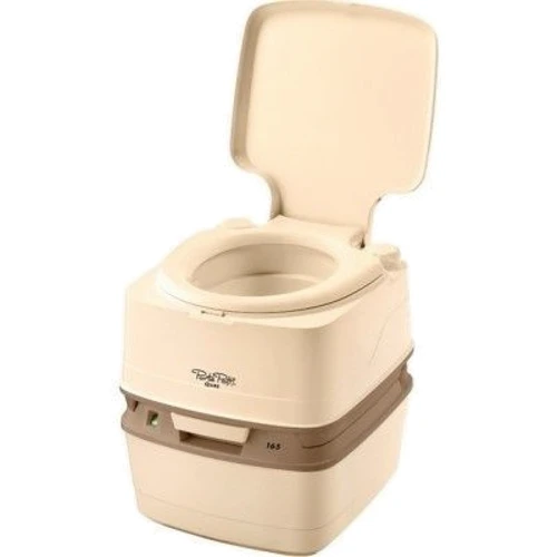 Биотуалет Thetford Porta Potti Qube 165 Luxe (бежевый): Система смыва ручная помпа