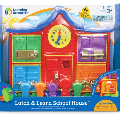 Развивающий бизиборд LEARNING RESOURCES - ЗАНИМАТЕЛЬНАЯ ШКОЛА (LER7736)