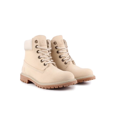 Ботинки Lumberjack Ankle Boot Fur Lining SW00101-023-M0010 37 бежевые натуральная кожа зима фото 6