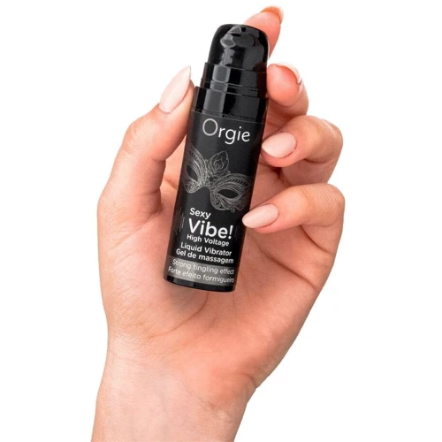 Жидкий вибратор Orgie Sexy Vibe! High Voltage, 15 мл, эффект мурашек + очень мощная вибрация