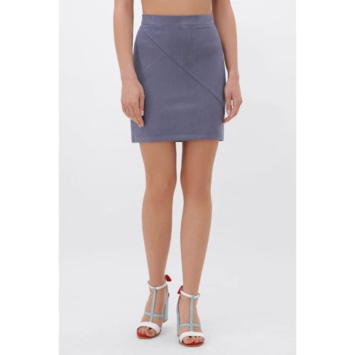 Юбка FashionUp YUB-1078D-M 44 синяя карандаш до середины бедра