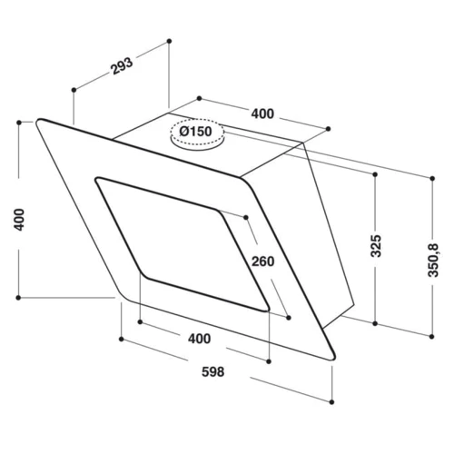 Вытяжка Whirlpool AKR0361GBL: Тип монтажа Настенный