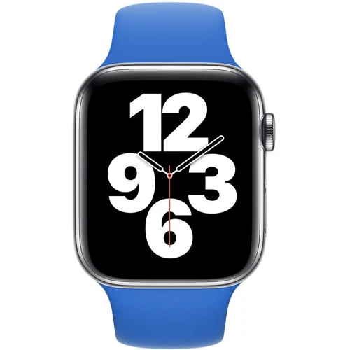 Аксесуар для Watch Apple Sport Band Capri Blue (MJK53) для Apple Watch 42/44/45mm UA: Сумісність Apple Watch 49mm, Apple Watch 44mm, Apple Watch 42mm, Apple Watch 45mm