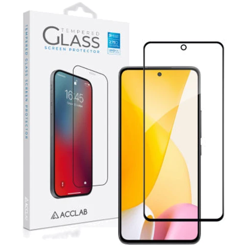 Аксесуар для смартфона ACCLAB Tempered Glass Full Glue Black для Xiaomi 12 Lite: Сумісність Xiaomi 12 Lite
