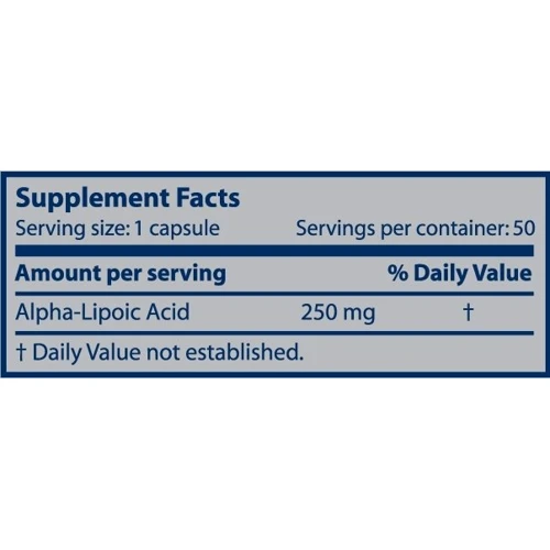 Scitec Nutrition ALA 50 caps: Форма выпуска Капсулы