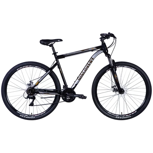 Велосипед Discovery TREK AM DD ST 29" рама 2024 (черно-оранжевый) (OPS-DIS-29-165)