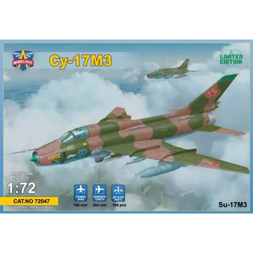 Модель ModelSvit Истребитель-бомбардировщик Су-17 М3 (MSVIT72047)