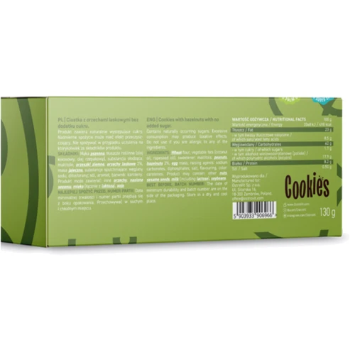 Печенье с фундуком OstroVit Cookies with Hazelnuts 130 g: Пол Унисекс