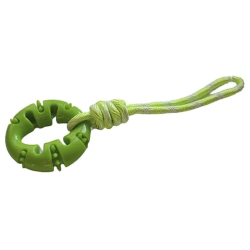 Іграшка AnimAll GrizZzly 9765 каблучка з канатом 33х10х4 см PS8026 зелена (141277) фото 1